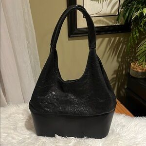 Black Italian Leather Women's Bag